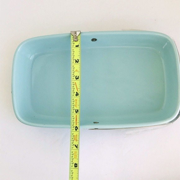 NIB Vintage Andre Richard Towel Holder In Blue With SS Handle Made Japan RARE - Picture 8 of 8